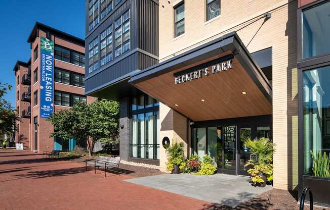 Beckert's Park Building Entrance