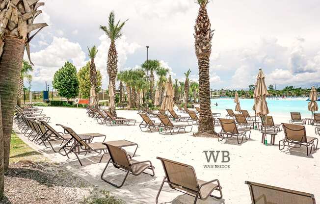 Poolside Relaxing Area at Clearwater at Balmoral, Atascocita
