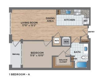 1 bed, 1 bath, 746 sqft, $3,310