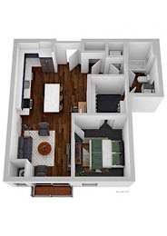 1 bed, 1 bath, 700 sqft, $1,825