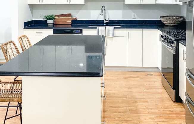 kitchen showcasing high quality finishes and stainless steel appliances