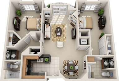 2 beds, 2 baths, 1,132 sqft, $4,067