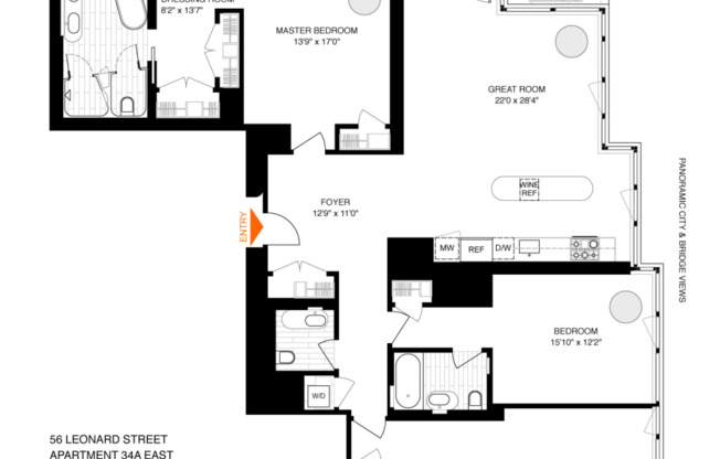 3 beds, 3.5 baths, 2,175 sqft, $29,500, Unit 34AE