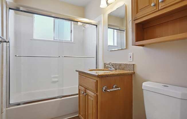 Bright Bathroom at Colonial Garden Apartments, San Mateo, CA, 94401