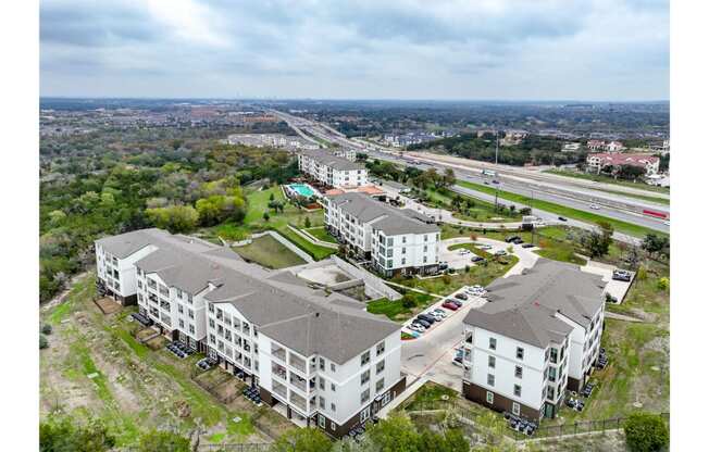 Aerial view of Reveal at Onion Creek  12000 S IH 35 Frontage Rd Austin, TX Rowlett, TX 78747