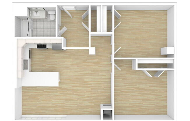 2 beds, 1 bath, 1,063 sqft, $1,857