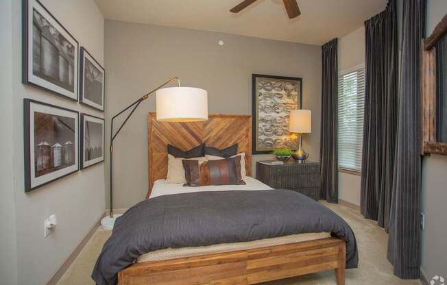 Bedroom furnished model