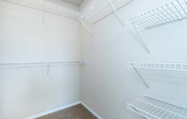white closet at The Paseo by Picerne, Arizona