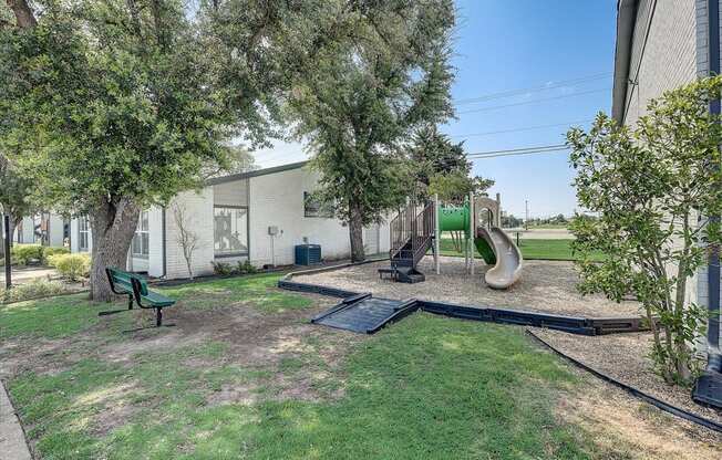 our apartments have a large playground for your kids to play