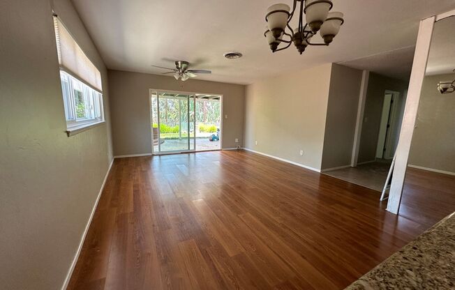 Centrally Located 3 Bedroom, 1.5 La Mesa House w/ 2 Car Garage and Covered Patio with Outdoor Chimney