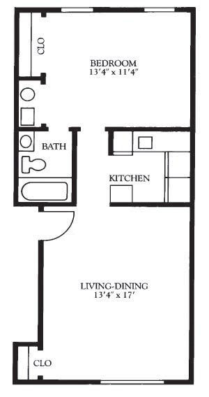 1 bed, 1 bath, 744 sqft, $1,474