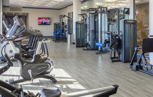 Gym at Bennett Park Apartments, Arlington, 22209