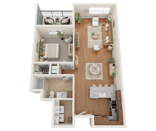 1 bed, 1 bath, 825 sqft, $1,929