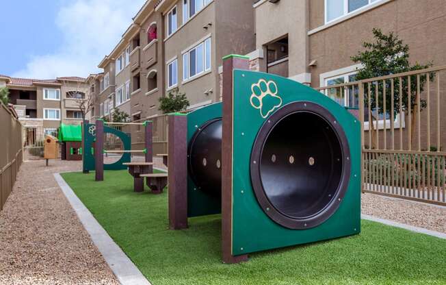 Play area for dogs at The View at Horizon Ridge, Henderson, Nevada