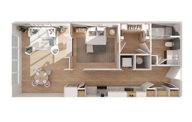 1 bed, 1 bath, 750 sqft, $1,949, Unit 307