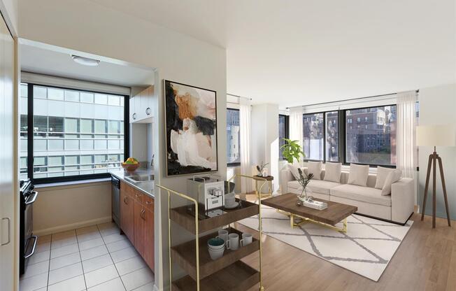 2 beds, 2 baths, $6,495, Unit 3J