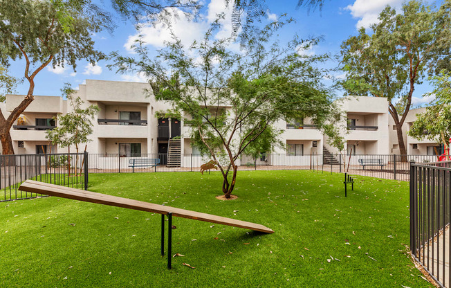 our apartments offer a park with a playground