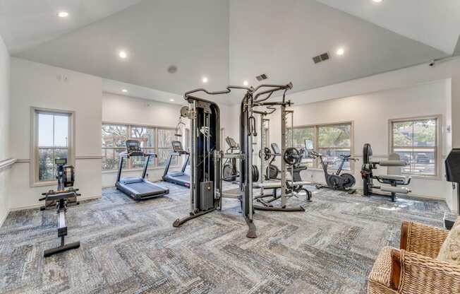 the gym at the preserve at green valley apartments co