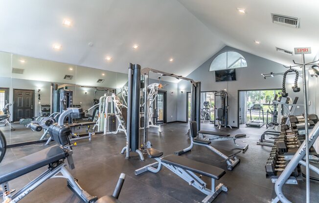 Fitness Center at Barber Park Apartments in Orlando, FL