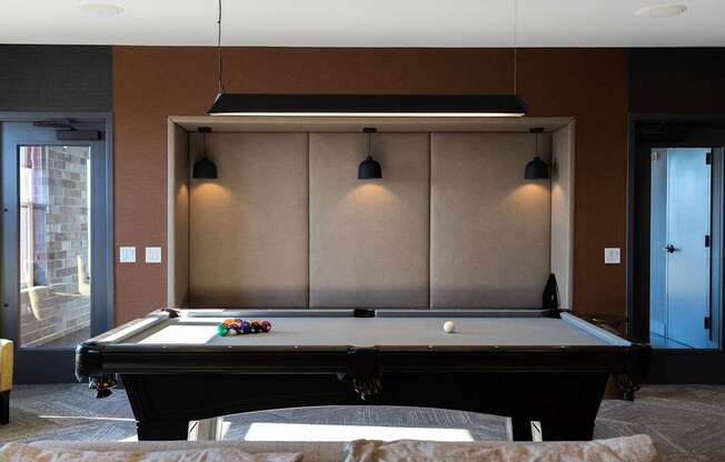 Billiards Table at Center Square Lofts West, Allentown, PA