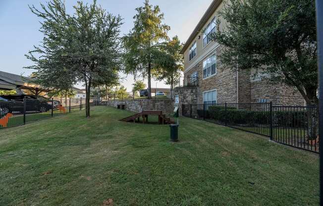 Community lawn at Woodbridge Villas Apartments, Sachse