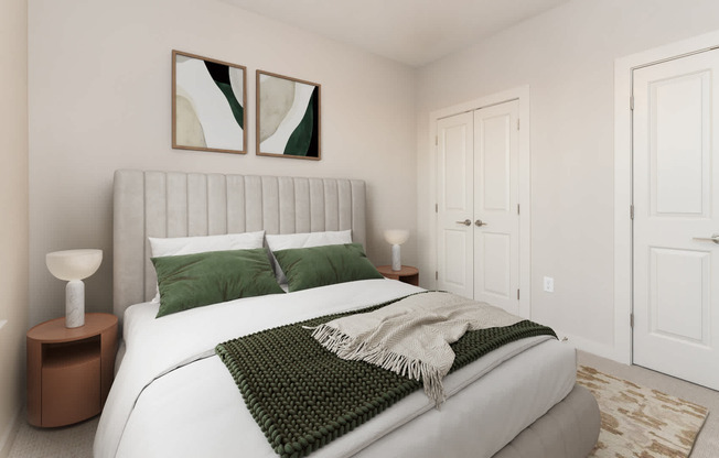 Carpeted Bedroom