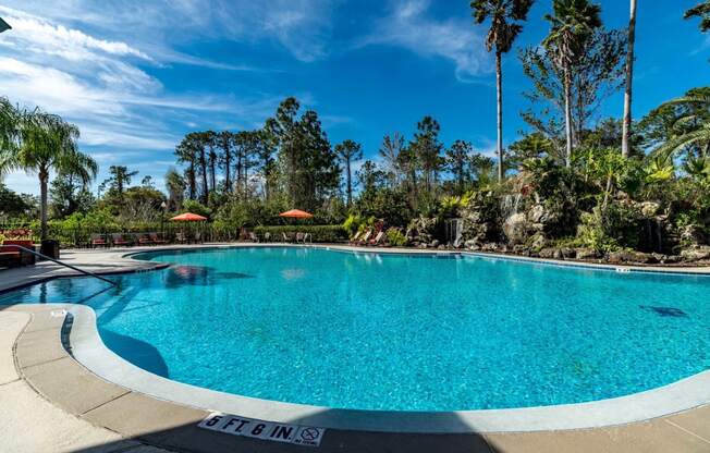 Super Pool with Rock Grotto and Waterfall - Paradise Island at Paradise Island, Jacksonville, FL