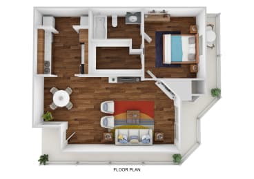 1 bed, 1 bath, 670 sqft, $806