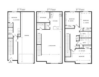 1 bed, 1 bath, 82 sqft, $995