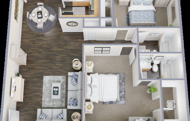 2 beds, 1.5 baths, 1,001 sqft, $1,159