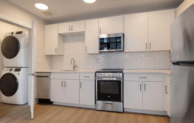 Kitchen with Stainless Steel Appliances