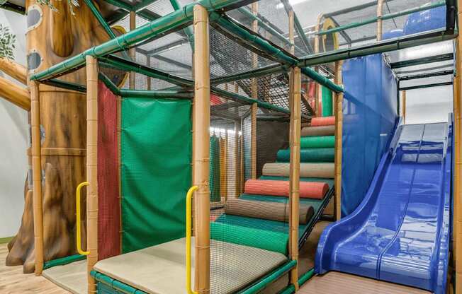 Children's jungle gym at Harbor Pointe, New Jersey, 07002