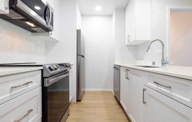 Kitchen with Stainless Steel Appliances