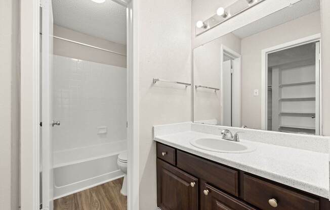Bathroom With Bathtub at Montecito, Austin
