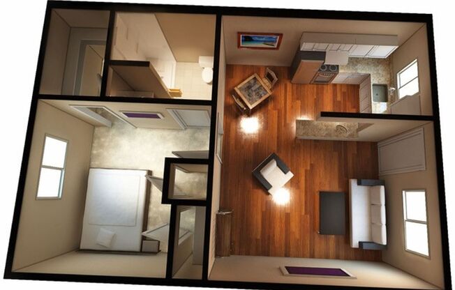 1 bed, 1 bath, $1,375, Unit Unit 311