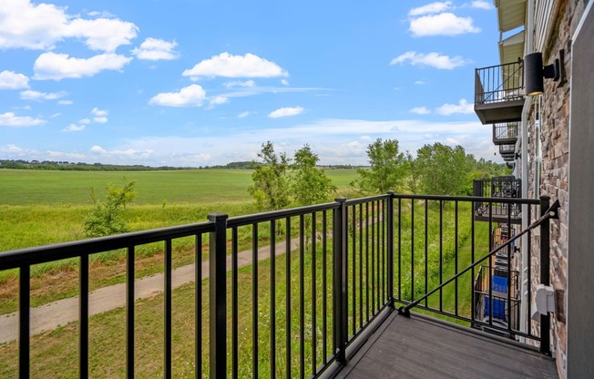 Balcony With Lush Views