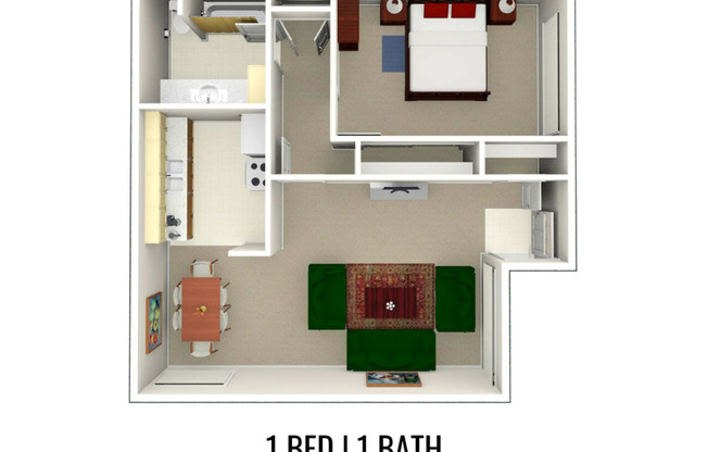 1 bed, 1 bath, 750 sqft, $2,465, Unit N5