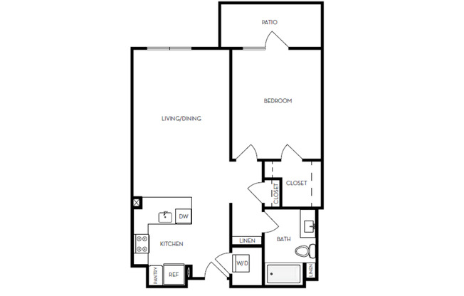 1 bed, 1 bath, 811 sqft, $3,816
