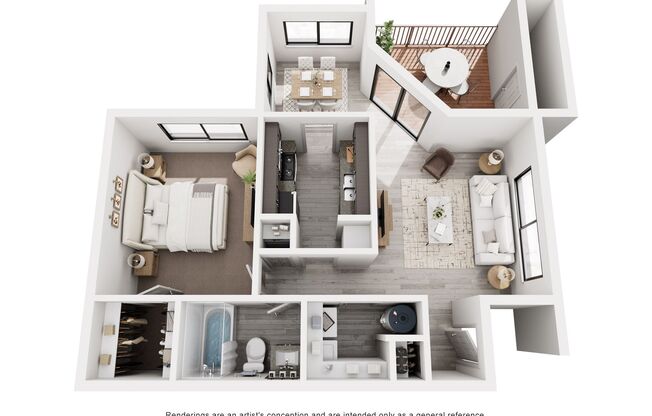 1 bed, 1 bath, 718 sqft, $1,195, Unit 344