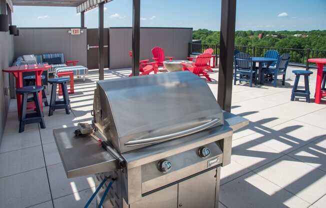 Rooftop Grill Station at Lake Jonathan Flats, Chaska