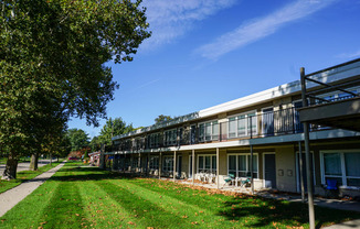 Apartment Building at Silverstone Apartments in Warren, Michigan