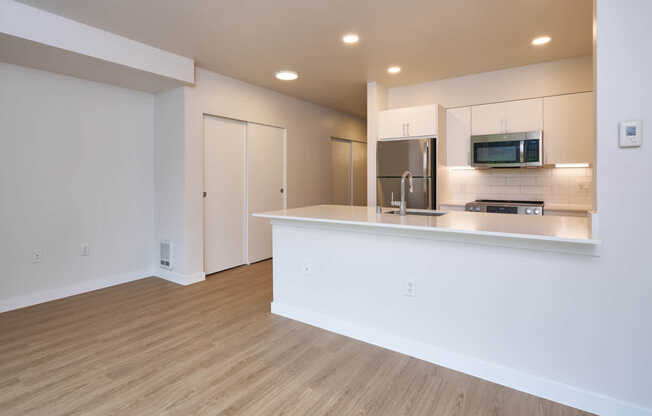 Kitchen with Stainless Steel Appliances