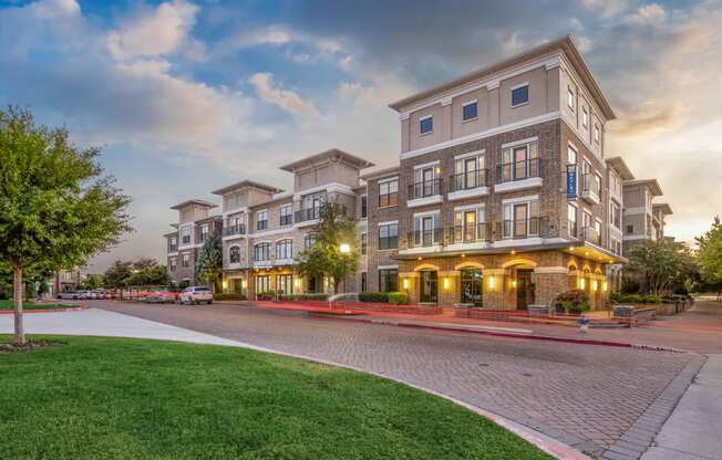 the residences at city center apartments exterior street view