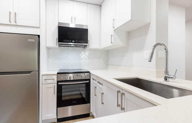 Kitchen with Stainless Steel Appliances
