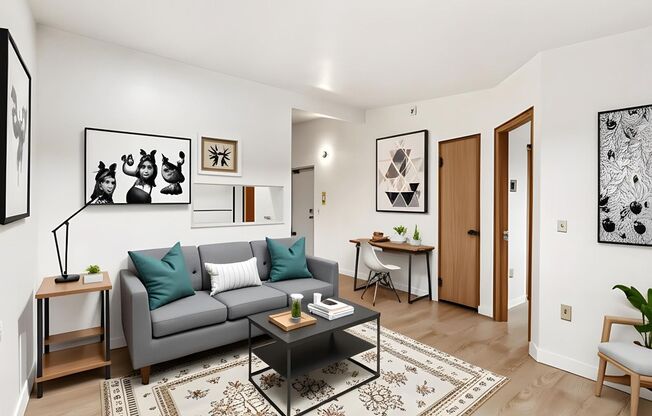 1 bed, 1 bath, 544 sqft, $1,672.91, Unit 406