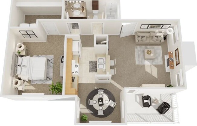 1 bed, 1 bath, 683 sqft, $1,134