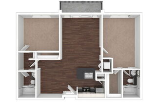 2 beds, 2 baths, 910 sqft, $3,535