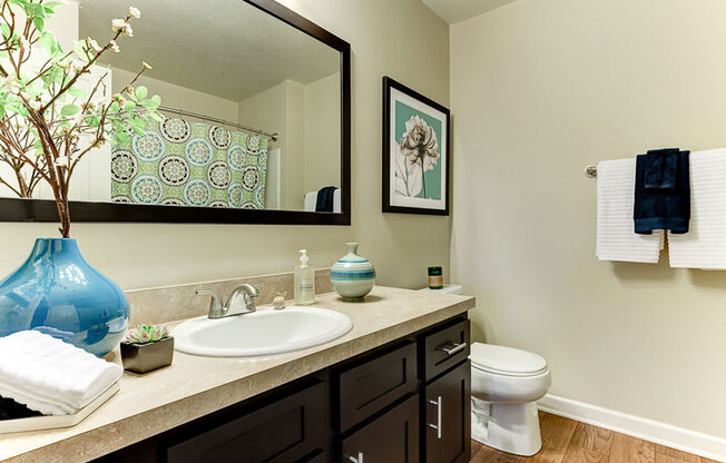 Renovated Bathrooms at The Bradford at Easton Apartments in Columbus, OH