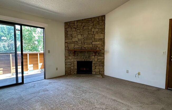 Spacious and Bright Top-Floor Apartment with Skylights, Fireplace, and Balcony in Sought-After Location