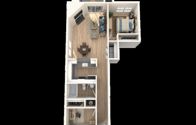 1 bed, 1 bath, 710 sqft, $1,770